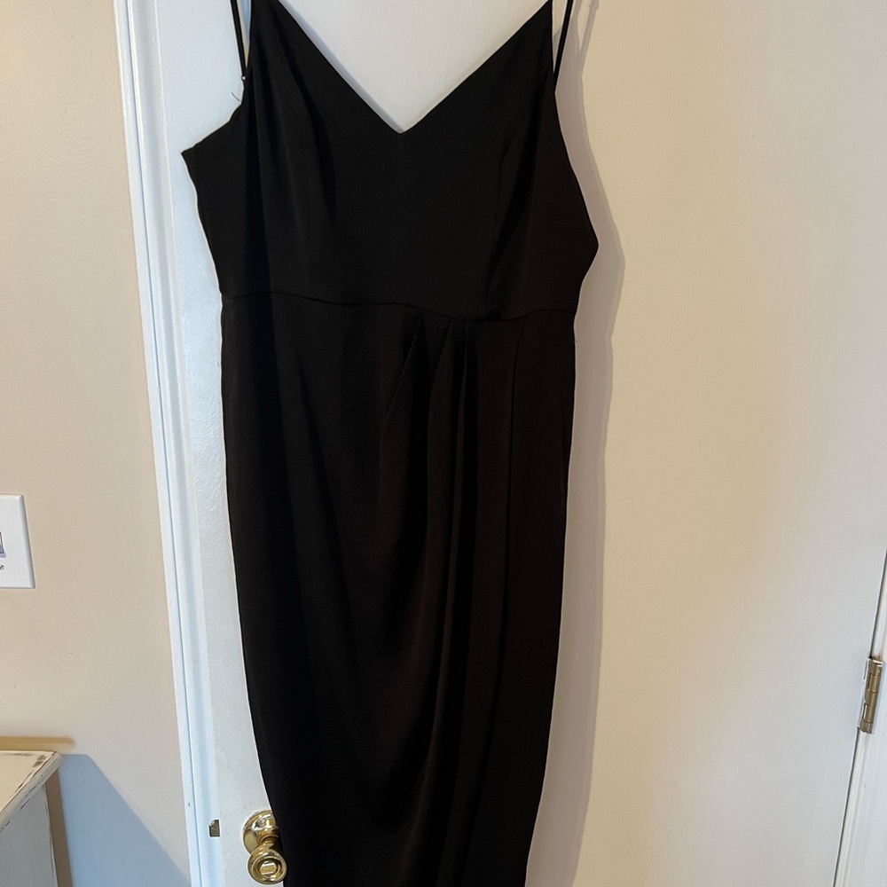 Black tulip dress